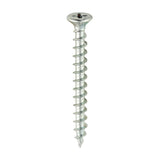This is an image of Timco - Window Fabrication Screws - Countersunk with Ribs - PH - Single Thread - Gimlet Point - Zinc 4.3 x 40mm - (1000 PCS Box) 206Z