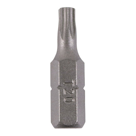This is an image of Timco - S2 Driver Bits - TX TX20 x 25 (10 Pieces Blister Pack) 20TX25PACK
