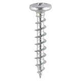 This is an image of Timco - Window Fabrication Screws - Friction Stay - Shallow Pan Countersunk - PH - Single Thread - Gimlet Point - Zinc 4.3 x 25mm - (1000 PCS Box) 212Z