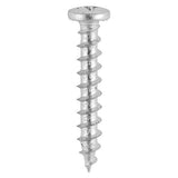 This is an image of Timco - Window Fabrication Screws - Friction Stay - Shallow Pan with Serrations - PH - Single Thread - Gimlet Tip - Stainless Steel 4.8 x 16mm - (1000 PCS Box) 215SS