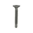 This is an image of Timco - Drywall Construction Metal Stud Cement Board Screws - PH - Countersunk Wafer - Self-Drilling - Exterior - Silver Organic 4.2 x 32mm - (200 PCS Box) 217154