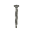This is an image of Timco - Drywall Construction Metal Stud Cement Board Screws - PH - Countersunk Wafer - Self-Drilling - Exterior - Silver Organic 4.2 x 42mm - (200 PCS Box) 217228