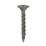 This is an image of Timco - Drywall Construction Timber Stud Cement Board Screws - PH - Countersunk Wafer - Twin-Cut - Exterior - Silver Organic 4.2 x 32mm - (200 PCS Box) 217283