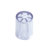 This is an image of Timco - Spacers - For Corrugated Sheet Fixings - Clear 15.0 x 19mm - (50 PCS TIMbag) 224523
