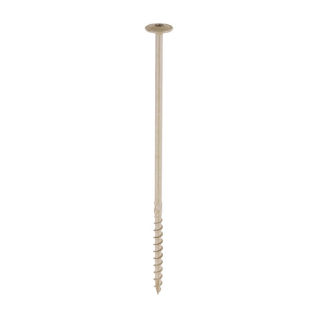 This is an image of Timco - Timber Screws - TX - Wafer - Exterior - Green 8.0 x 225mm - (4 PCS TIMpac) 225INDEXWP