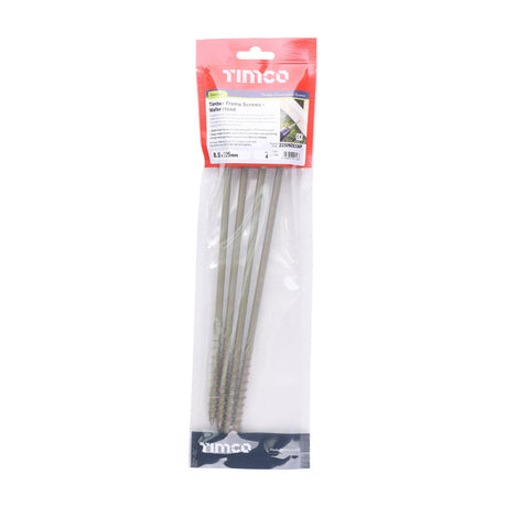 This is an image of Timco - Timber Screws - TX - Wafer - Exterior - Green 8.0 x 225mm - (4 PCS TIMpac) 225INDEXWP