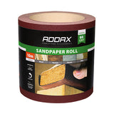 This is an image of Timco - Sandpaper Roll - 60 Grit - Red 115mm x 10m (1 Each Roll) 231004