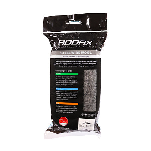 This is an image of Timco - Steel Wire Wool - Fine 200g (1 Each Bag) 231007