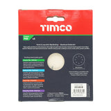 This is an image of Timco - Random Orbital Sanding Discs - 60 Grit - Red 125mm (5 Pieces Pack) 231019
