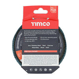 This is an image of Timco - Flap Disc - Zirconium - Type 29 Conical - P120 Grit 115 x 22.23 (1 Each Pack) 231051