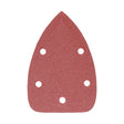 This is an image of Timco - Detail Sanding Pads - 120 Grit - Red 95 x 136mm (5 Pieces Pack) 231081