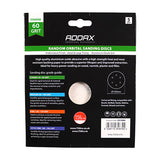 This is an image of Timco - Random Orbital Sanding Discs - 60 Grit - Red 150mm (5 Pieces Pack) 231084