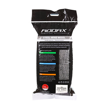 This is an image of Timco - Steel Wire Wool - Medium 200g (1 Each Bag) 231308