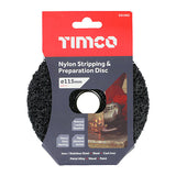 This is an image of Timco - Nylon Stripping & Preparation Disc 115 x 22.23 (1 Each Pack) 231363