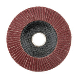 This is an image of Timco - Set of Flap Discs - Aluminium Oxide - Type 29 Conical - 60 Grit 115 x 22.23 (10 Pieces Pack) 231370