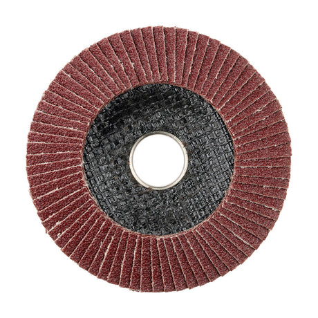 This is an image of Timco - Set of Flap Discs - Aluminium Oxide - Type 29 Conical - 60 Grit 115 x 22.23 (10 Pieces Pack) 231370