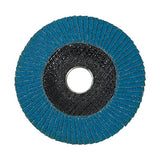 This is an image of Timco - Set of Flap Discs - Zirconium - Type 29 Conical - P40 Grit 115 x 22.23 (10 Pieces Box) 231444