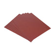 This is an image of Timco - Sanding Sheets - 180 Grit - Red 230 x 280mm (5 Pieces Pack) 231505