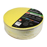 This is an image of Timco - Drylining Sanding Discs - 60 Grit - Yellow 225mm (25 Pieces Pack) 231546