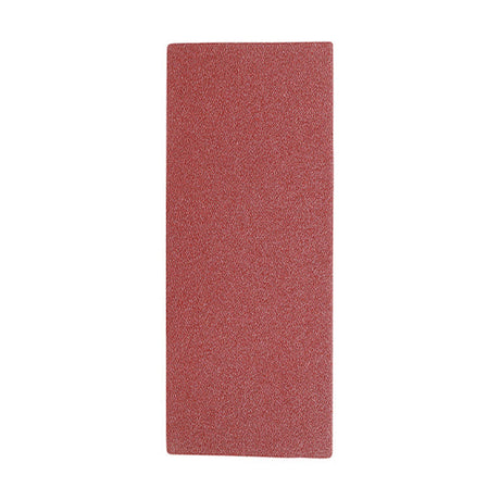 This is an image of Timco - 1/3 Sanding Sheets - Mixed - Red - Unpunched 93 x 230mm (80/120/180) (5 Pieces Pack) 231599