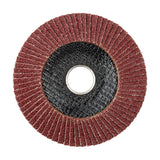This is an image of Timco - Set of Flap Discs - Aluminium Oxide - Type 29 Conical - 40 Grit 115 x 22.23 (10 Pieces Pack) 231754