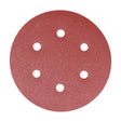 This is an image of Timco - Random Orbital Sanding Discs - Mixed - Red 150mm (80/120/180) (5 Pieces Pack) 231859
