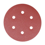 This is an image of Timco - Random Orbital Sanding Discs - Mixed - Red 150mm (80/120/180) (5 Pieces Pack) 231859