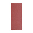 This is an image of Timco - 1/3 Sanding Sheets - 80 Grit - Red - Unpunched 93 x 230mm (5 Pieces Pack) 231900