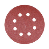 This is an image of Timco - Random Orbital Sanding Discs - Mixed - Red 125mm (80/120/180) (5 Pieces Pack) 231992