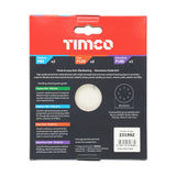 This is an image of Timco - Random Orbital Sanding Discs - Mixed - Red 125mm (80/120/180) (5 Pieces Pack) 231992