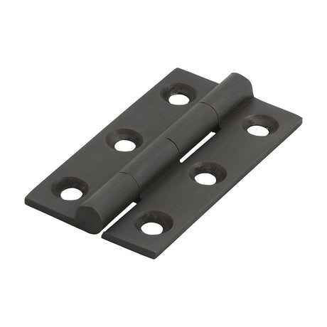 This is an image of Timco - Solid Drawn Hinge - Solid Brass - Bronze 50 x 28 (1 Pairs Bag) 234204