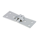 This is an image of Timco - Counterflap Hinge - Solid Brass - Satin Chrome 100 x 40 (1 Pairs Box) 234340