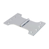 This is an image of Timco - Parliament Hinge (488) - Solid Brass - Polished Chrome 102 x 150 (1 Pairs Box) 234364