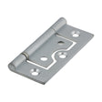 This is an image of Timco - Plain Bearing Flush Hinge - Solid Brass - Satin Chrome 60 x 41 (1 Pairs Bag) 234432