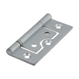 This is an image of Timco - Plain Bearing Flush Hinge - Solid Brass - Satin Chrome 60 x 41 (1 Pairs Bag) 234432