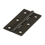 This is an image of Timco - Solid Drawn Hinge - Solid Brass - Bronze 64 x 35 (1 Pairs Bag) 234448