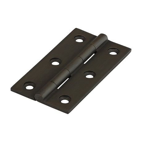 This is an image of Timco - Solid Drawn Hinge - Solid Brass - Bronze 64 x 35 (1 Pairs Bag) 234448