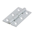 This is an image of Timco - Solid Drawn Hinge - Solid Brass - Satin Chrome 50 x 28 (1 Pairs Bag) 234593