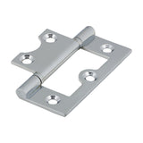 This is an image of Timco - Plain Bearing Flush Hinge - Solid Brass - Polished Chrome 60 x 41 (1 Pairs Bag) 234606