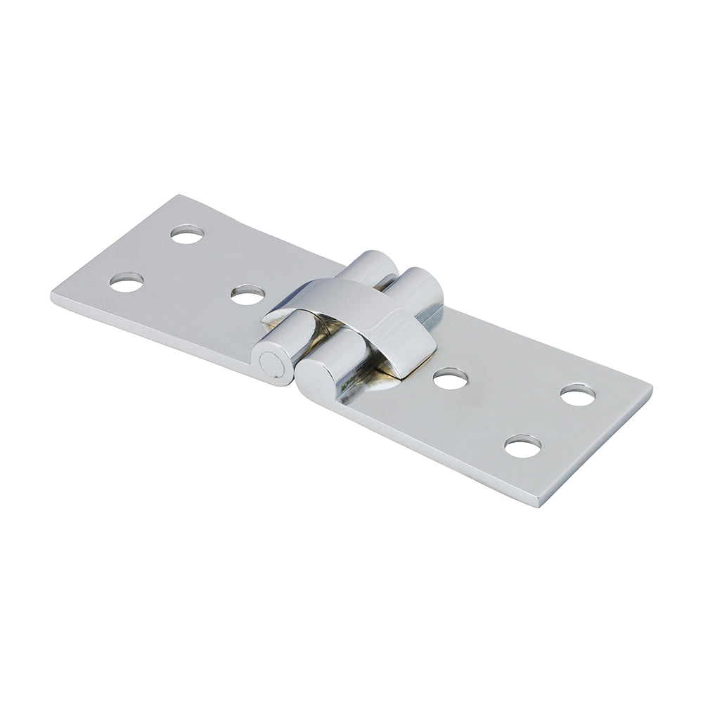 This is an image of Timco - Counterflap Hinge - Solid Brass - Polished Chrome 100 x 40 (1 Pairs Box) 234807