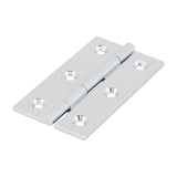 This is an image of Timco - Solid Drawn Hinge - Solid Brass - Polished Chrome 64 x 35 (1 Pairs Bag) 234846