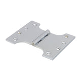 This is an image of Timco - Parliament Hinge (488) - Solid Brass - Polished Chrome 102 x 125 (1 Pairs Box) 234919