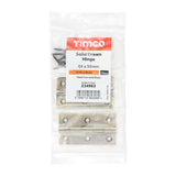 This is an image of Timco - Solid Drawn Hinge - Solid Brass - Antique Brass 64 x 35 (1 Pairs Bag) 234963