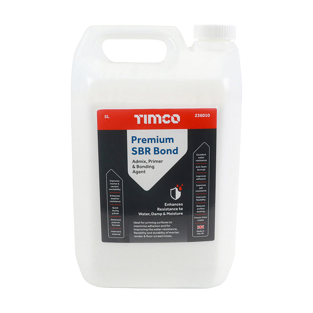 This is an image of Timco - Premium SBR Bond 5L (1 Each Bottle) PCS236010
