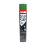 This is an image of Timco - Survey & Spot Marker - Green 750ml (1 Each Can) PCS237047