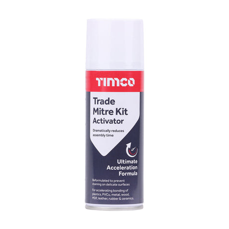 This is an image of Timco - Trade Instant Bond Mitre Kit 200ml / 50g (1 Each Pack) PCS247115