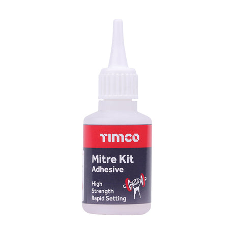 This is an image of Timco - Trade Instant Bond Mitre Kit 200ml / 50g (1 Each Pack) PCS247115