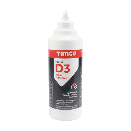 This is an image of Timco - Internal D3 Wood Adhesive 1L (1 Each Bottle) PCS247258