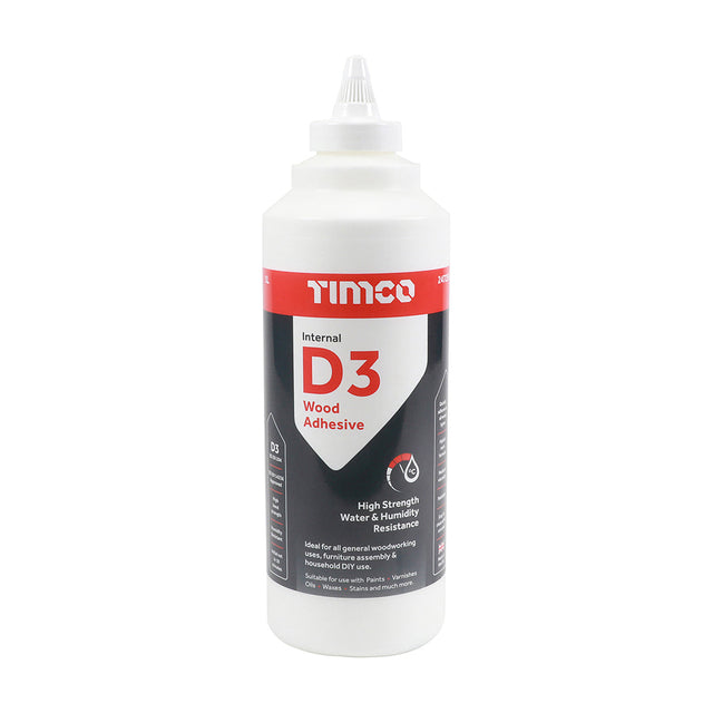 This is an image of Timco - Internal D3 Wood Adhesive 1L (1 Each Bottle) PCS247258