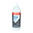 This is an image of Timco - Internal & External D4 Premium Wood Adhesive 1L (1 Each Bottle) PCS247471